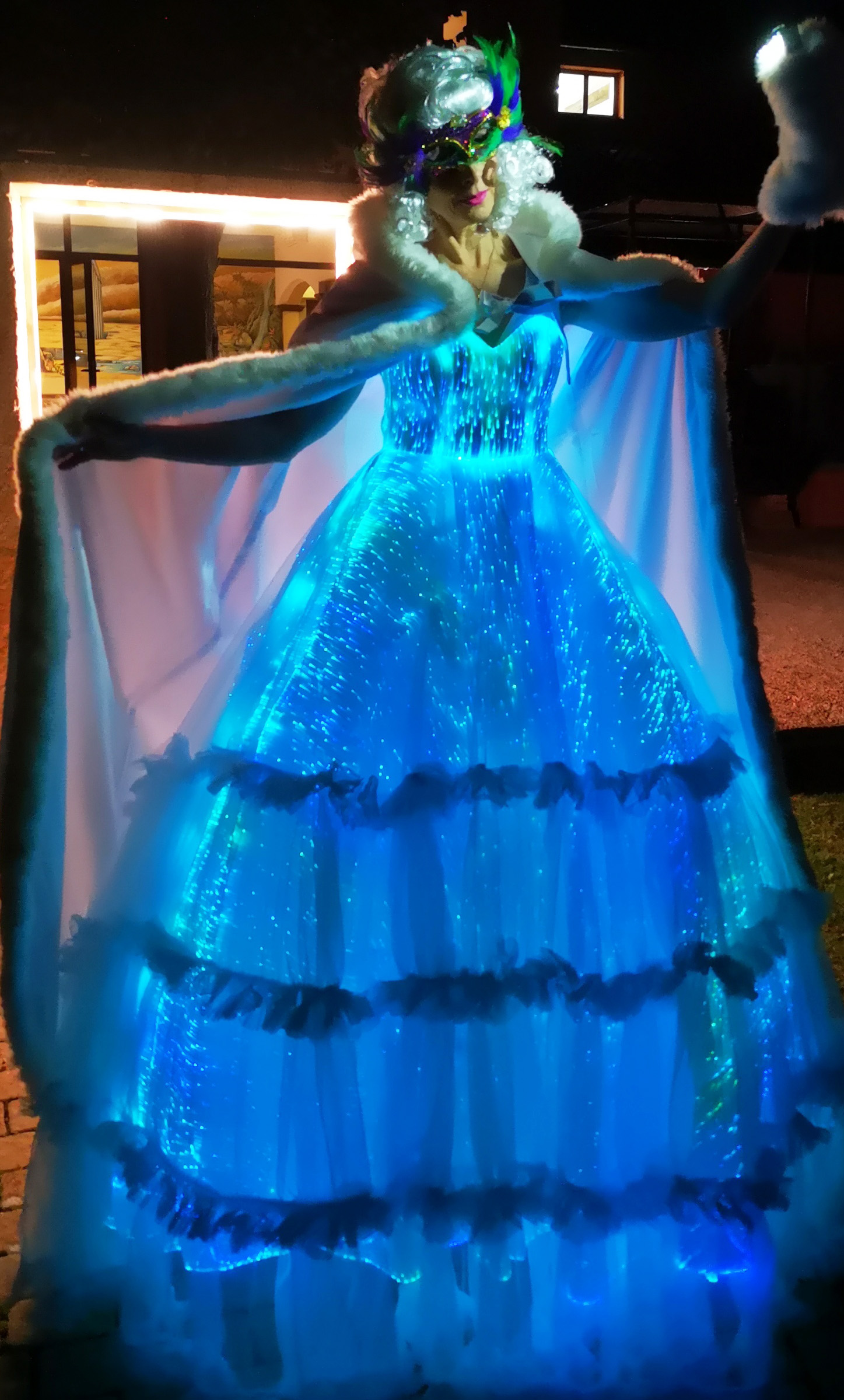 une échassière chanteuse et conteuse Echassière blanche